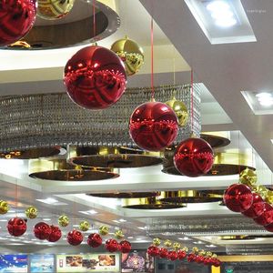 Décorations de Noël décoration ballon coloré grand centre commercial El El Aerial Scene Layout Roof Prending Bracket