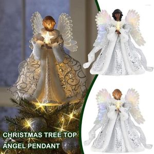 Kerstdecoraties Decoratie Duplex Drukboom Top Ornament Angel hanger Topper Fairy