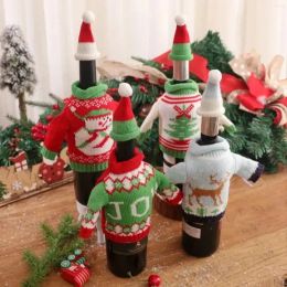 Décorations de Noël, pull, sac de bouteille de vin, manches de dîner, fournitures de cuisine, tasse Cove 1101