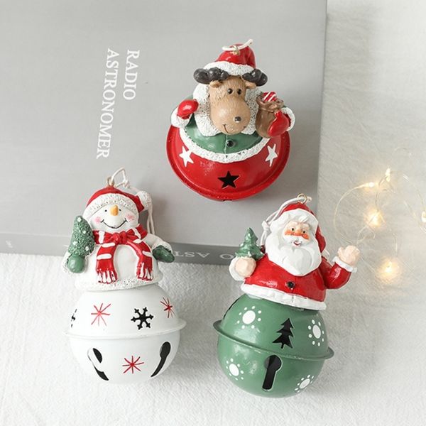 Décorations de Noël Décoration Transparent Boule De Verre Ornement En Forme D'étoile Pendentif Fer Cloche Arbre De Noël DIY Décor pour La Maison Enfants Fête 220914