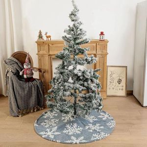 Décorations de Noël Décoration Jupe d'arbre Santa Tablier Tapis de sol Maison pour Noël Année Décor Noel