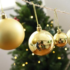 Décorations de Noël Boules d'arbre de Noël durables décoratives Pendentifs suspendus Ornements pour la maison