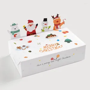 Décorations de Noël Boîte de dessert de bonbons en forme de livre largement utilisés et durables Perfect pour les cadeaux à la mode du Père Noël