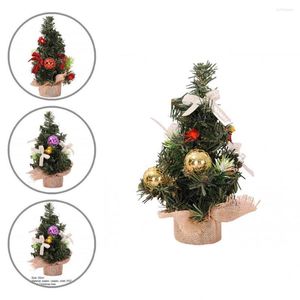 Décorations de Noël faciles à transporter, décoration d'intérieur robuste, petits arbres pour le bureau