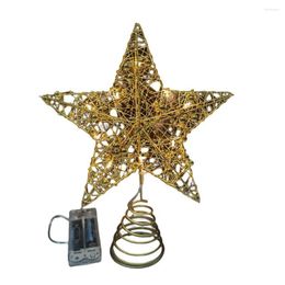 Kerstdecoraties milieuvriendelijke LED-ster ornament scene lay-out accessoires Tree Top Decoratie