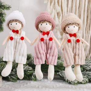 Décorations de Noël Elf Boy Doll Enfants Cadeau 2024 Année Arbre de Noël Décor Peluche Ange Pendentif Navidad Home Noel 230905