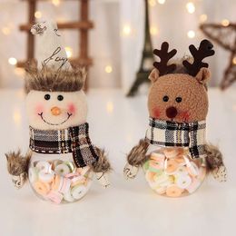 Kerstdecoraties Elf Candy Jar Gift Bag voor Home Santa Storage Fles Xmas Sweet Box Child Kid Gifts Navidad 220912