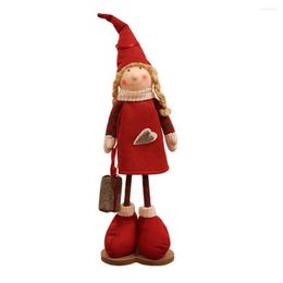 Décorations de Noël Elf Figurine Poupée Père Noël Décoration masculine et féminine