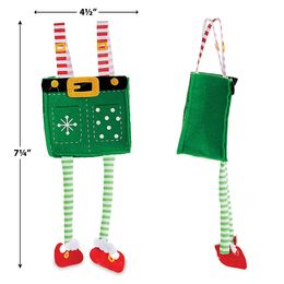 Décorations de Noël Pantalons Elf Sacs de friandises Ensemble de 6 cadeaux pour enfants Fêtes de vacances Enseignants Livraison directe Otvld