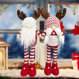 Kerstdecoraties Gezichtsloze pluche Doll Gnomes Santa Claus Wedding Afstuderen Valentijnsdag Verjaardag Thanksgiving Verschillende cadeau