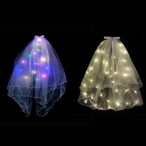 Kerstversiering Fairy Luminous Led Sluil Bow Pearl Wedding Lights Bridal Douche Creatieve Po Props