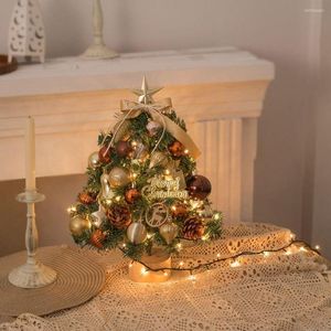 Kerstdecoraties Fake Pine Gift Crafts Tabletop Decor Xmas Decoration Artificial Ornament Tree Festival