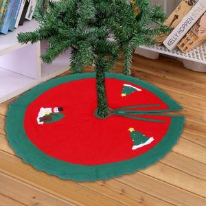 Kerstdecoraties Festival Prop herbruikbare Kerstmis indoor ornament Snowman/Santa Claus Patch Tree Skirt Party Supplies