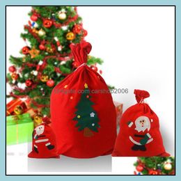 Kerstdecoraties feestelijke feestbenodigdheden huizen tuin rood geschenktas zaadje santa dstring groothandel met boomgroottes drop levering 2021 hwdw