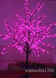 Décorations de Noël Bateau Libre 5ft 1.5M Hauteur LED Arbre De Fleurs De Cerisier En Plein Air Mariage Jardin Vacances Lumière Décor LED