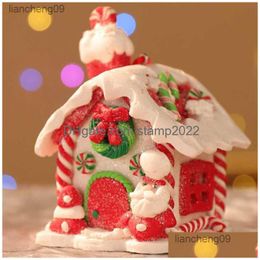 Kerstversiering Peperkoek Klein Huis Creatieve Kerstboom Decorantions Hangende Ornament Navidad Voor Thuis 2023 L230620 Drop De Dh6J5