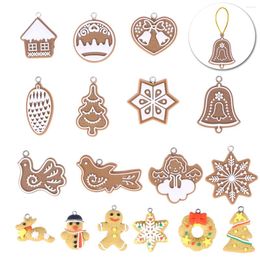 Kerstdecoraties Gingerbread Snowflake Tree Decoratie ornamenten hanger hangend decorgrinch schattig Noel man huis feestje