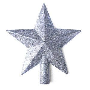Décorations De Noël Glitter Arbre Topper Star Décoration Pour La Maison Xmas Top Ornements Année Décor