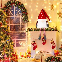 Kerstdecoraties Gnome Faceless Doll Merry For Home Cristmas Ornament Xmas Navidad Natal Year 2023 Drop Delivery Garden Feestelijke DHDOW