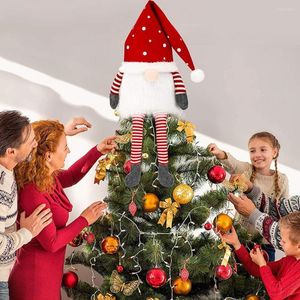 Kerstdecoraties Hangende lichtgewicht pluche diy rustieke boom ornamenten kaboutertopper voor thuis