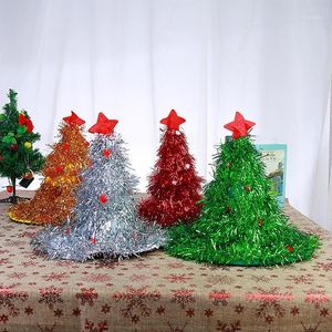 Adornos navideños Sombreros Sombrero de árbol en la diadema Niños Fiesta de Navidad Santa Disfraces Disfraz Vacaciones Sombrero Decoración