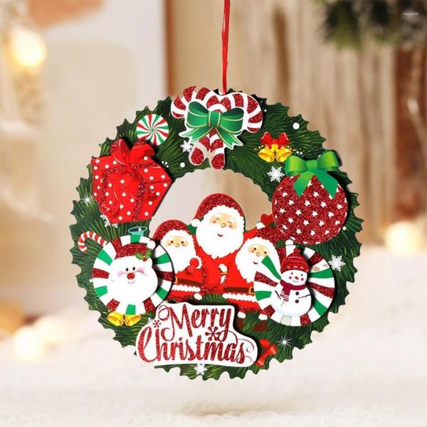 Decoraciones navideñas Decoración del hogar Papante de guirnaldas de papel llamativo para festiva pared reutilizable encantador vacaciones