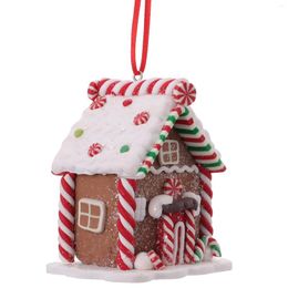 Kerstversiering Huis Peperkoek Ornamenten Boom Hangend Dorp Ornament Snoep Decoratie Decor Huizenhanger Hars