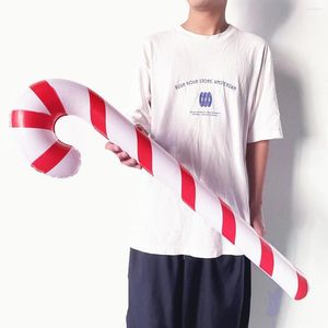 Kerstdecoraties opblaasbare gigantische snoepstokken decoratie 90 cm nieuwigheid Xmas Cane Stick 2023 Jaar Party Props