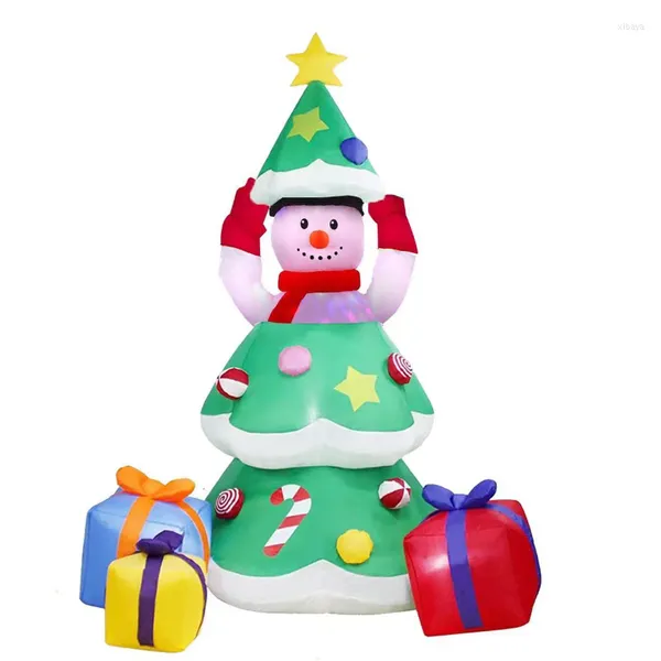 Decoraciones navideñas Árbol inflable Decoración interior Tienda Jardín Santas para el hogar 2023 Regalo