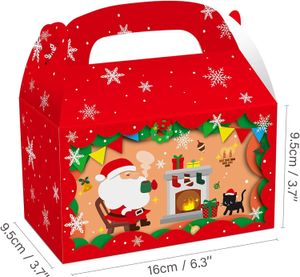 Décorations de Noël Interookie Goody Coffrets cadeaux Noël Treat Assortiment de bonbons en papier pour enfants Fournitures de fête Pack de 12 Drop Delivery Ots1Y
