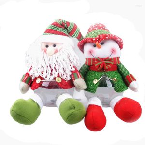 Kerstdecoraties Large Candy Jar Snowman Doll Santa Claus Gift Bags Boxes