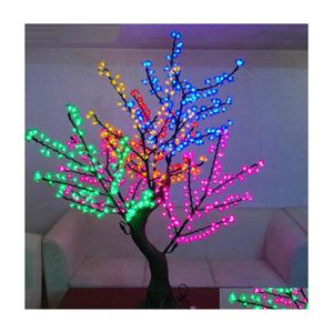 Décorations de Noël LED Artificial Cherry Blossom Tree Light 1152PCS BBS 2M / 6,5 pieds Hauteur 110 / 220VAC RAPPORTHER TOFFORY UTILISATION DROP DEL DHJLU