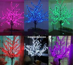 Kerstdecoraties LED LICHT Kersenbloesemboom 1,5 m/5ft Hoogte 480 stks Lampen 110/220VAC Regenbestendig Fairy Garden Decor1