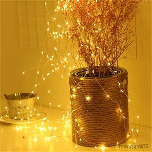 Kerstversiering LED Licht Koperdraad Outdoor Led Garland Lamp Kerst Fairy Licht Voor Kerstboom Bruiloft Woondecoratie
