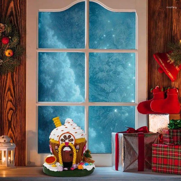 Decoraciones navideñas LED para casas de nieve, micropaisaje, colgante luminoso, mesa en miniatura, Navidad, sala de estar