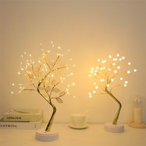 Décorations de Noël LED lampe de table 36108 LEDS Touch Switch Fairy Night Lampe Light Night Light For Home Bedroom Wedding Party décoration de Noël 220921