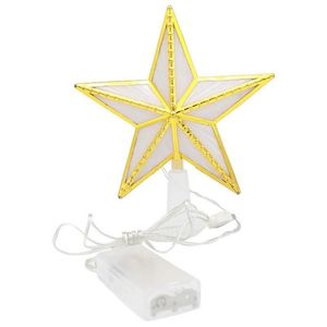 Kerstversiering Led Boom Topper Ster Licht Decoratie Lichtgevende USB/Batterij Power Lamp Jaar Decor Drop Delivery Huis Tuin Fes Dhnir