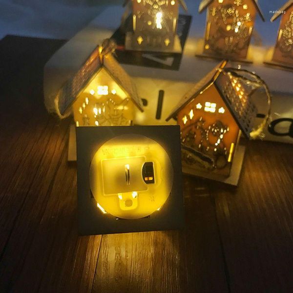 Décorations de Noël LED Décoration de maison en bois pour la famille Garden Party Mariage Arbre de vacances 1