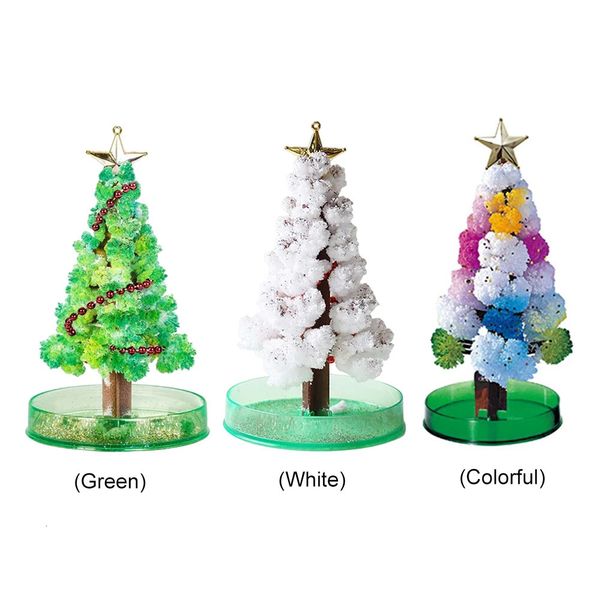 Décorations de Noël Arbre de Noël en croissance magique Papier artificiel drôle Décors d'arbre de Noël Nouveauté éducative DIY Cadeau de Noël amusant pour adultes enfants 231120