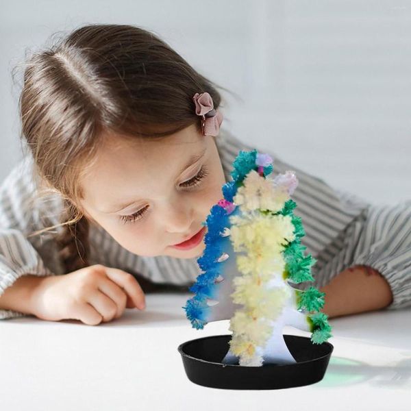 Décorations de Noël Magic Growing Crystal Tree Presents Nouveauté Kit Enfants Bricolage Ressentez La Croissance Magique Des Ornements De Décoration D'Halloween