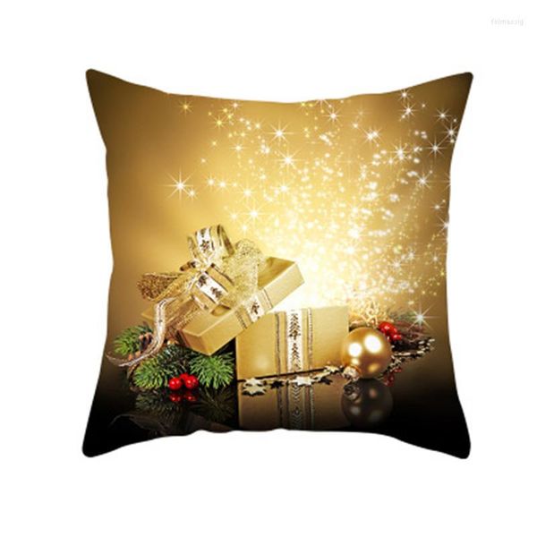 Décorations de noël joyeux housse de coussin Style nordique taie d'oreiller ornement maison renne arbre année cadeau 2022 5z