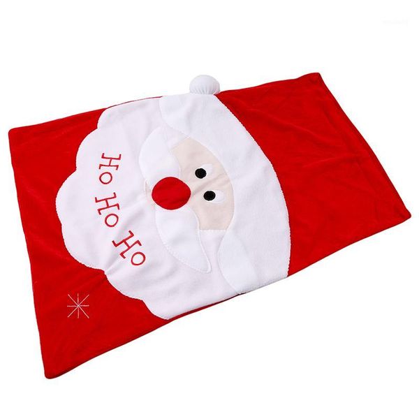 Adornos navideños Feliz decoración Lindo Papá Noel Saco grande Calcetín Bolsas de regalos HO Bolsa de almacenamiento de Navidad1