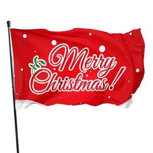 Décorations de Noël joyeux drapeau 3x5 pieds vacances joli bonhomme de neige décoration de maison de jardin 90x150cm 231013
