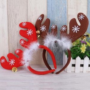 Kerstdecoraties vrolijke ornamenten bell veer geweien hoofdband feest f202139221