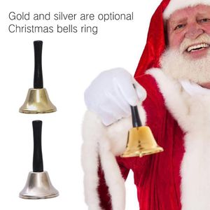 Kerstdecoraties Metaal Hand Bell Receptie Dinner Party Decor Jingle Bells Tree For Home Accessories Crafts