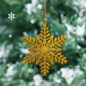 Kerstversiering Mini Ballen Varken Auto Ornament Ornamenten Set Voor Kerstboom Metalen Decor Hangende Kristallen Lange Kristallen Garland Gordijn