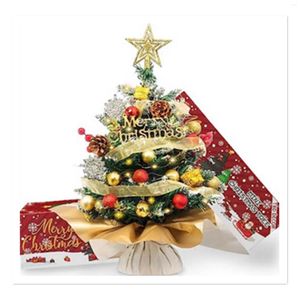 Décorations de Noël Mini paquet d'arbre décoration de bureau Source usine année 2024