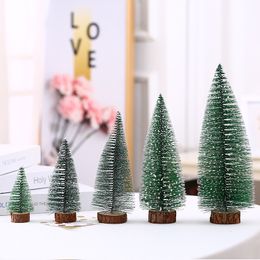 Kerstmisdecoratie Mini Tree Pine Needle Xmas Gift Noel Home Office Window Table Decor