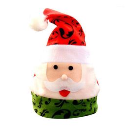 Decoraciones navideñas Sombreros de varios diseños Lindo Papá Noel Muñeco de nieve Patrón Niños adultos para la fiesta de Navidad Decoración de la tienda en casa1