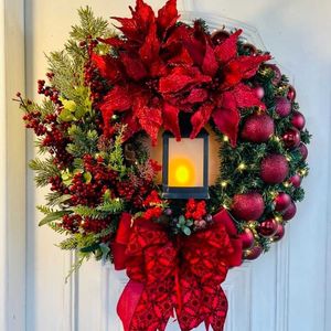 Kerstversiering Nieuw 30CM Jezus Thema Kerstkrans Voordeur/Muur Kerst Decor Feestscène Layout Props Huis Tuin Boerderij Garland R231120